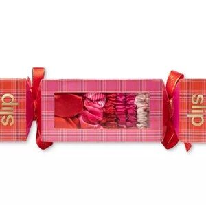 Slip 5-Pc. Pure Silk Assorted Scrunchie Cracker Set - Scarlet